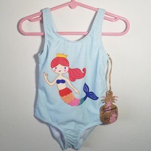 [NEW] 2T | MERMAID BLUE SWIMSUIT ONE PIECE UVF 50+ PROT